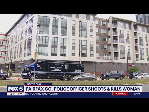 Fairfax County police officer shoots, kills woman attacking him with knife [Video]