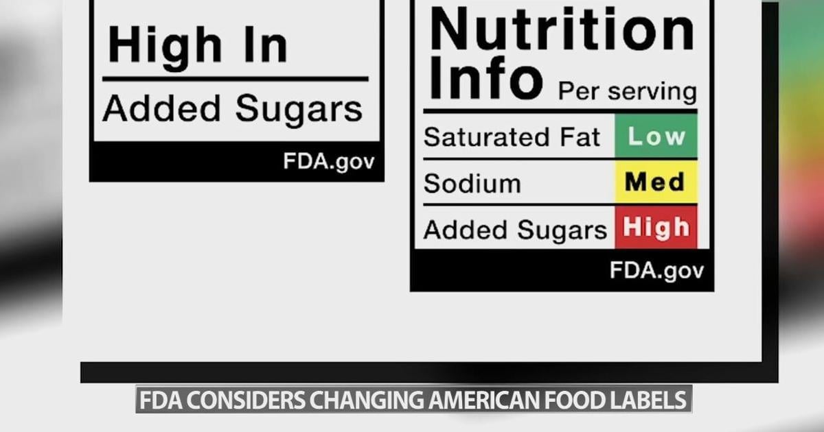 FDA considers updating food labels to flag high sugar content | [Video]