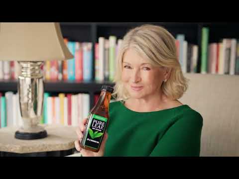 MARTHA STEWART’S REVITALIZING SECRET EXPOSED! PURE LEAF UNSWEETENED ICED TEA IS “MARTHA’S LITTLE HELPER” IN NEW CAMPAIGN [Video]