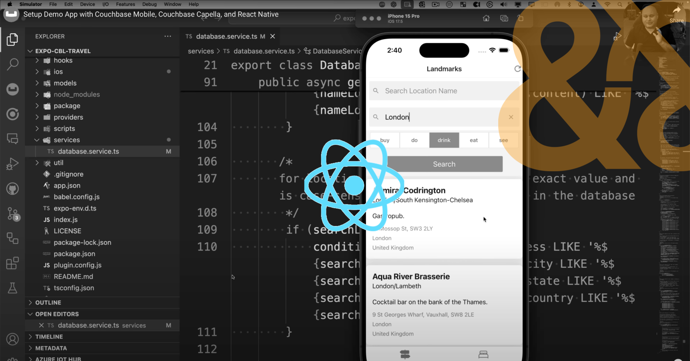 Simplifying Mobile Development With React Native For Couchbase Lite [Video]