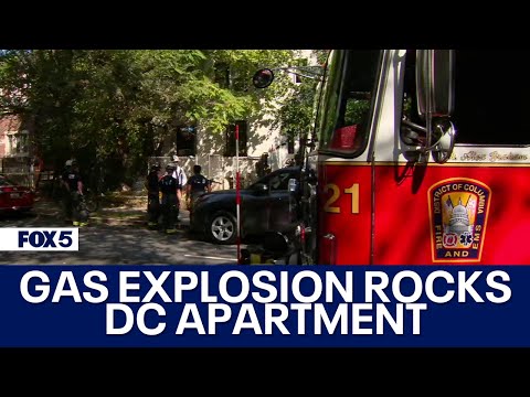 Gas explosion rocks DC apartment building; 1 occupant hospitalized in serious condition [Video]