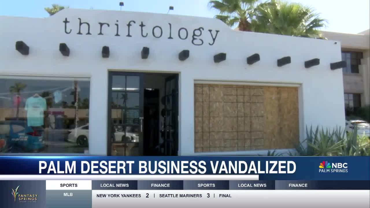 Palm Desert Thrift Store Vandalized, Owners Urge Community Support [Video]