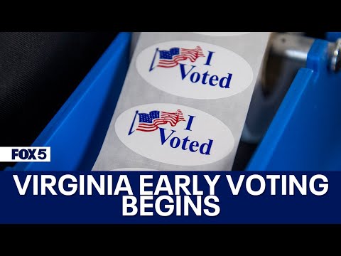 Virginia early voting begins Friday, Sept. 20. Here’s what you need to know. [Video]