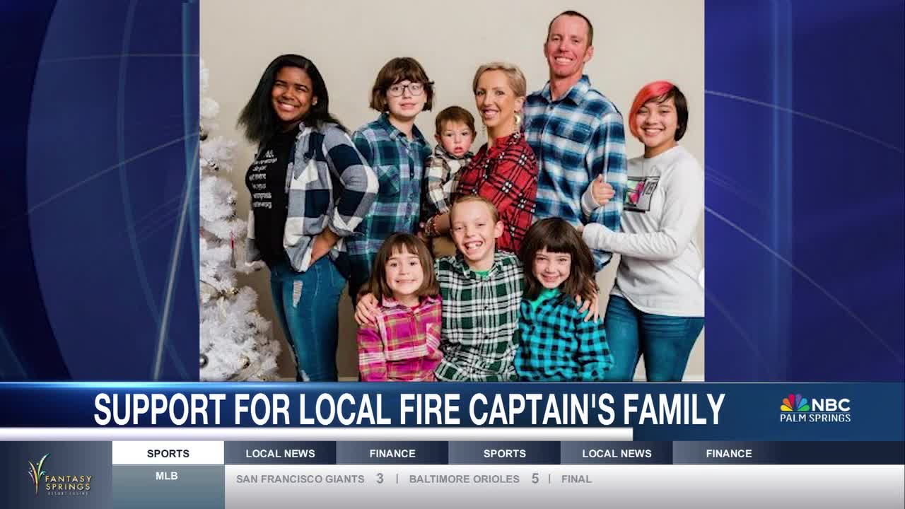 Community Rallies to Support Cathedral City Fire Captain