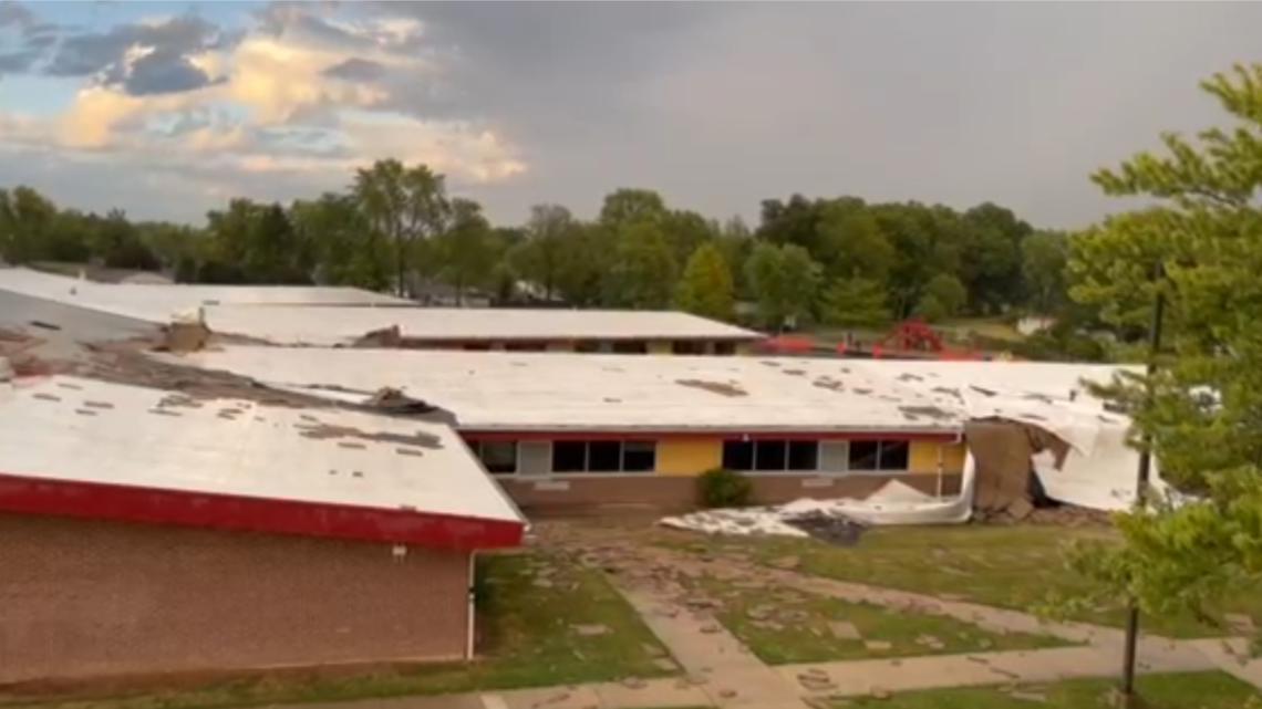 Storm leaves damage to elementary school in Kokomo Friday [Video]