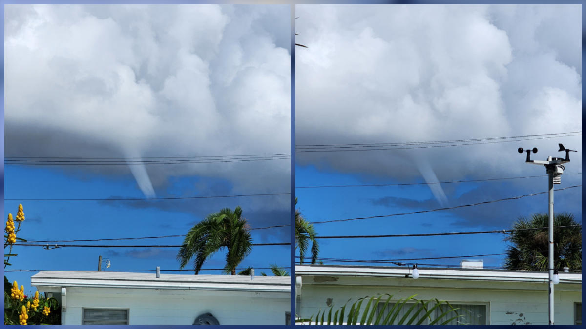 Funnel cloud spotted in Daytona Beach, NWS confirmed [Video]