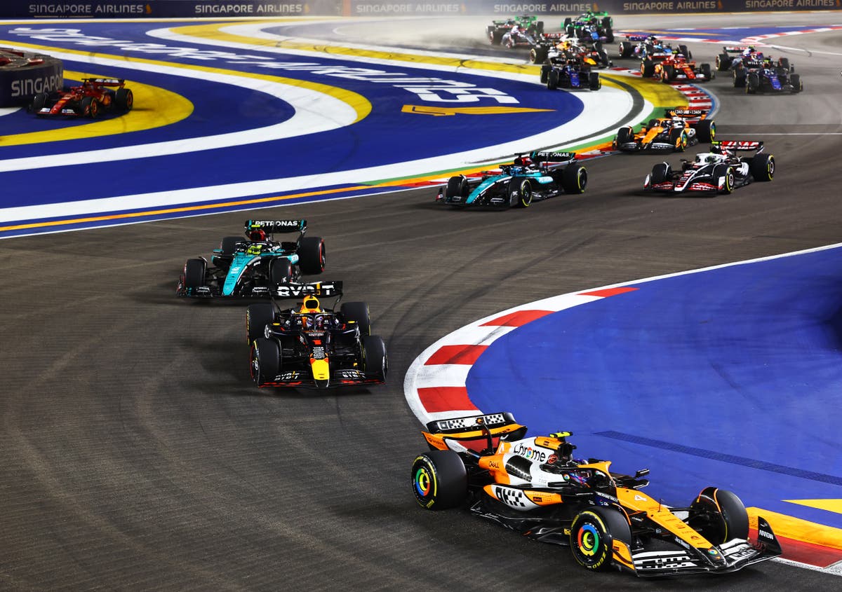 F1 2024 Singapore Grand Prix LIVE: Race schedule, stream and start time as Lando Norris leads from pole [Video]