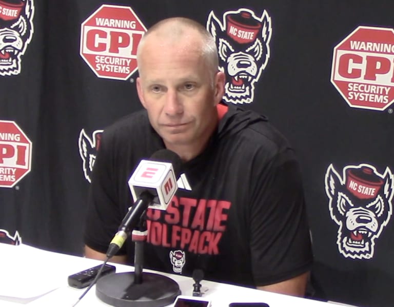 NC State coach Dave Doeren takes questions from the media following the Wolfpack’s 59-35 loss to No. 21-ranked Clemson. [Video]