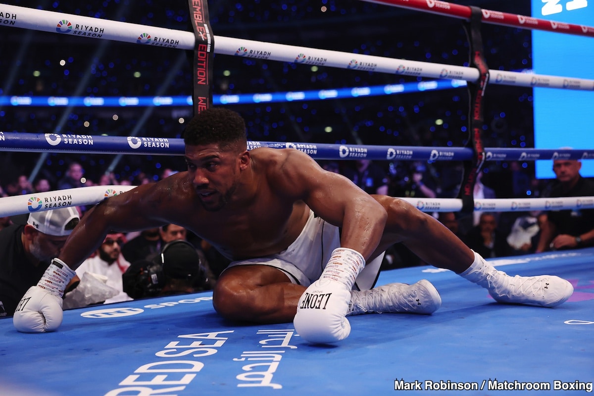 Anthony Joshua Says He