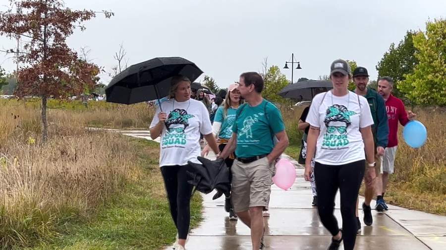 Walk aims to bring awareness to ovarian cancer [Video]