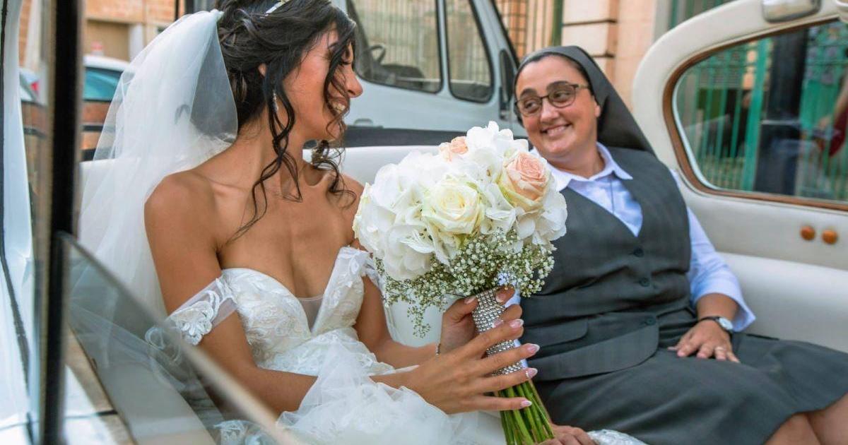 ‘Nun walked me up the aisle’ [Video]