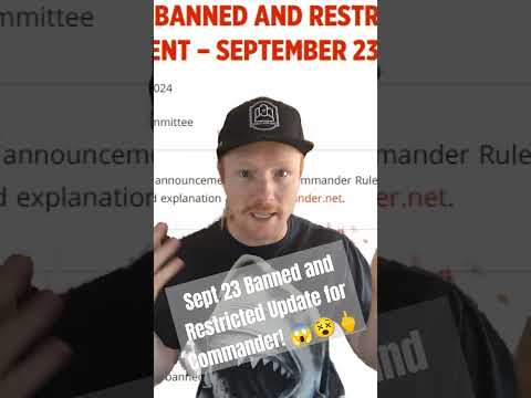 Commander Cookout - Shocking MTG Banned and Restricted Update: Everything you need to know! [Video]