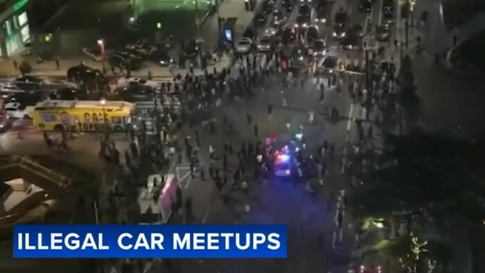 Watch: Mob Attacks Philly Police Officer In Cruiser During One Of A Dozen Illegal Car Meetups This Weekend [Video]