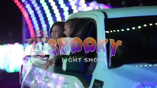 Spooky Light Show Offers Family-Friendly Halloween Fun with Twinkling Lights, Not Terrifying Frights! [Video]