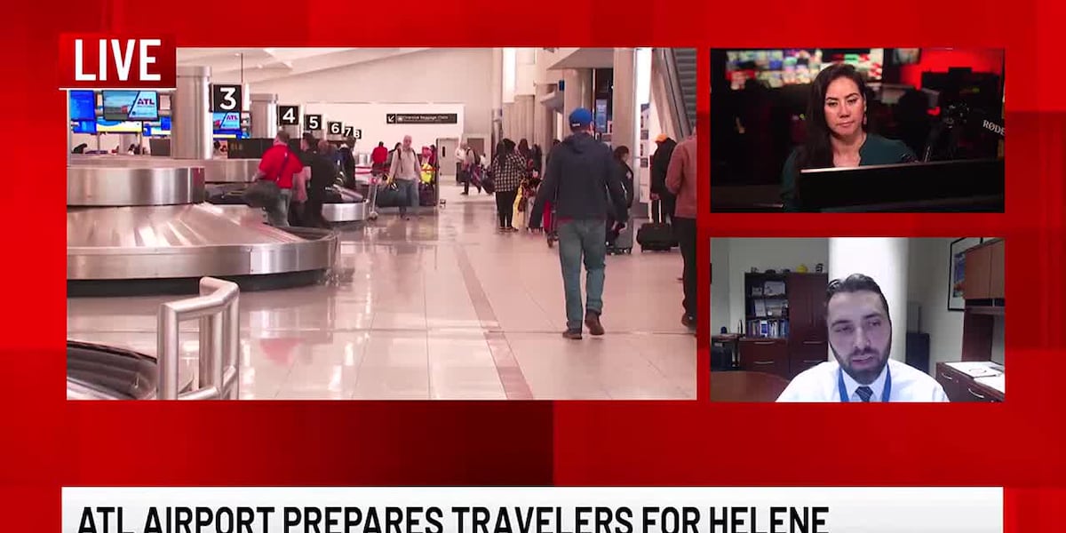 Hartsfield-Jackson Atlanta International Airport prepares travelers for Helene [Video]