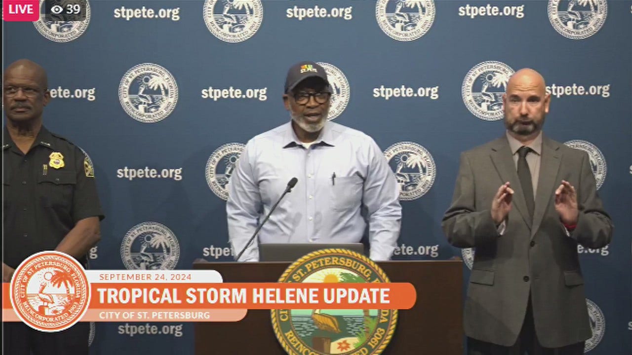 TS Helene: St. Pete Mayor providing update [Video]