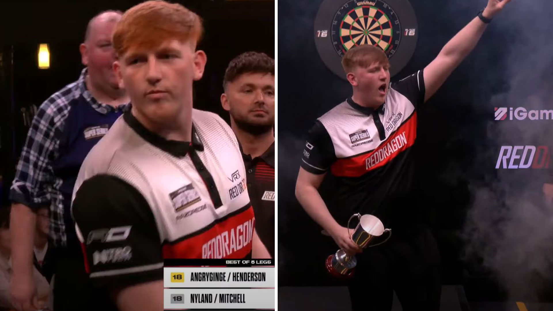 Watch Luke Littler’s pal AngryGinge reach the final of MODUS Super Series and hit incredible checkouts [Video]