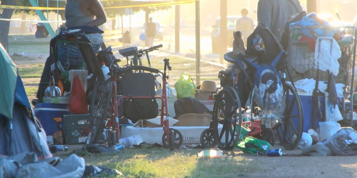 Dozens of homeless people forced out of Santa Rita Park for cleanup [Video]