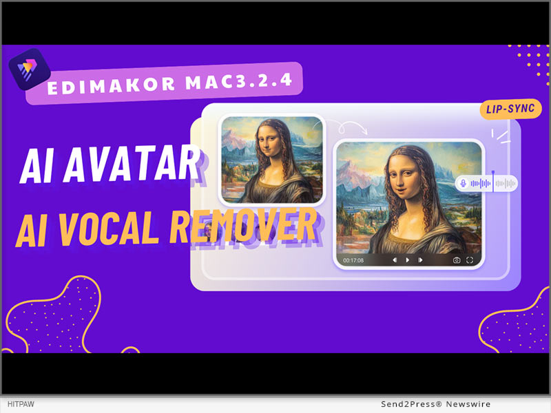 HitPaw Edimakor Mac 3.2.4 Released with Updates for Advanced AI Avatar and AI Vocal Remover [Video]