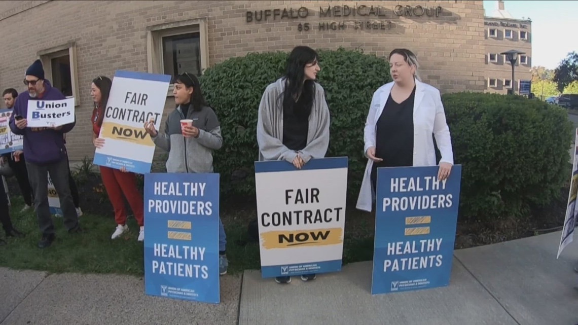 UB medical residents call for community support as contract negotiations stall again [Video]