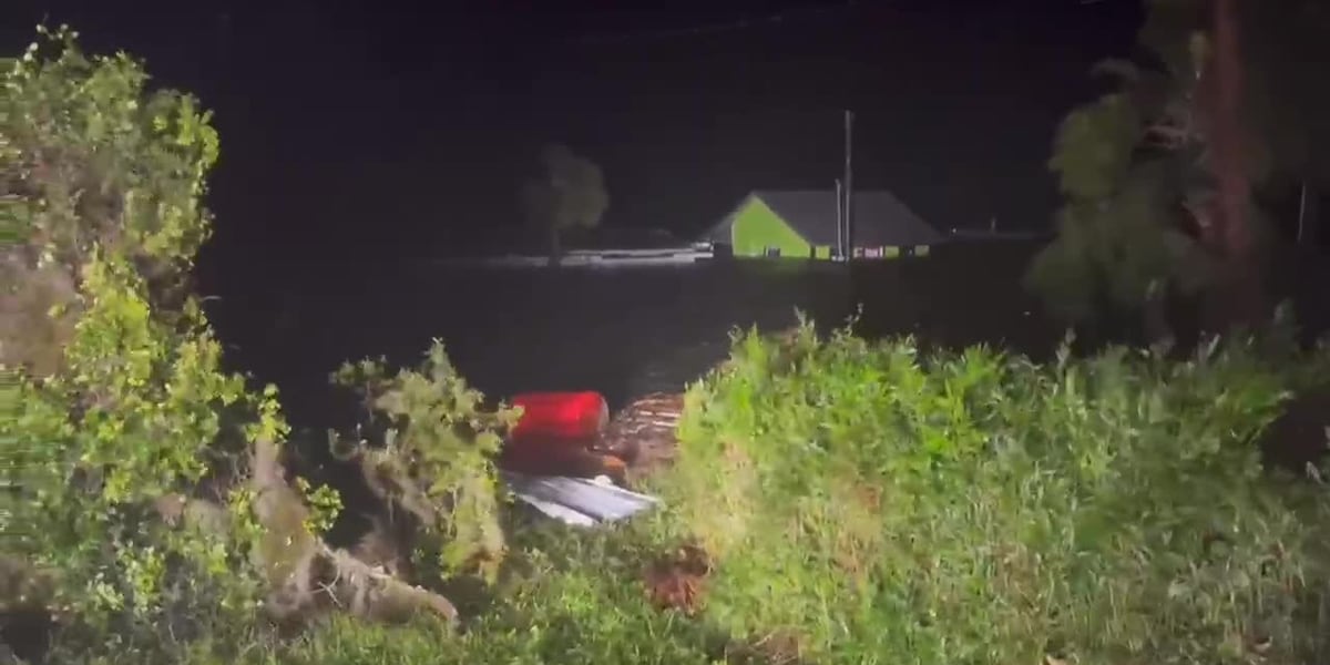 Flooding aftermath of Hurricane Helene in Steinhatchee, Florida [Video]