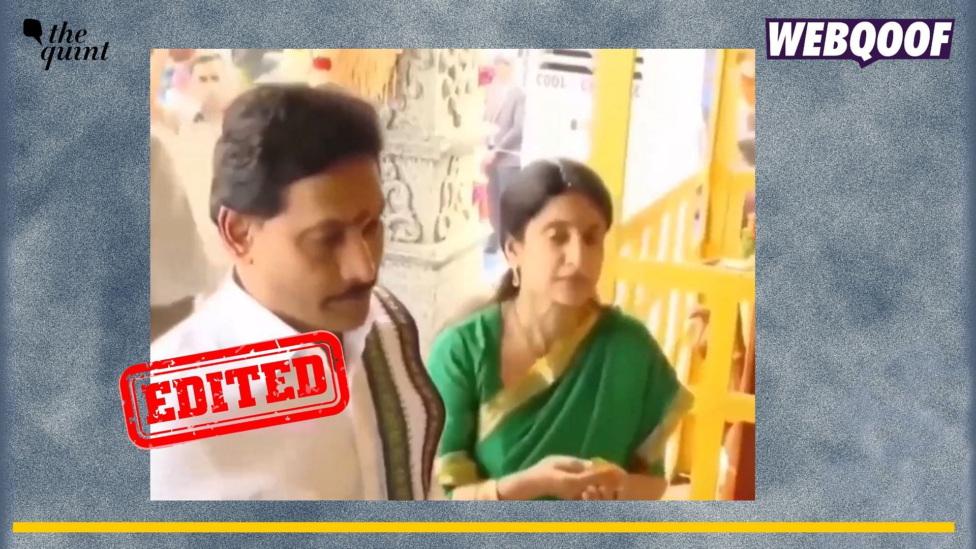 check | Clipped Video of Jagan Mohan Reddy Shared to Claim He Threw Away the Prasad