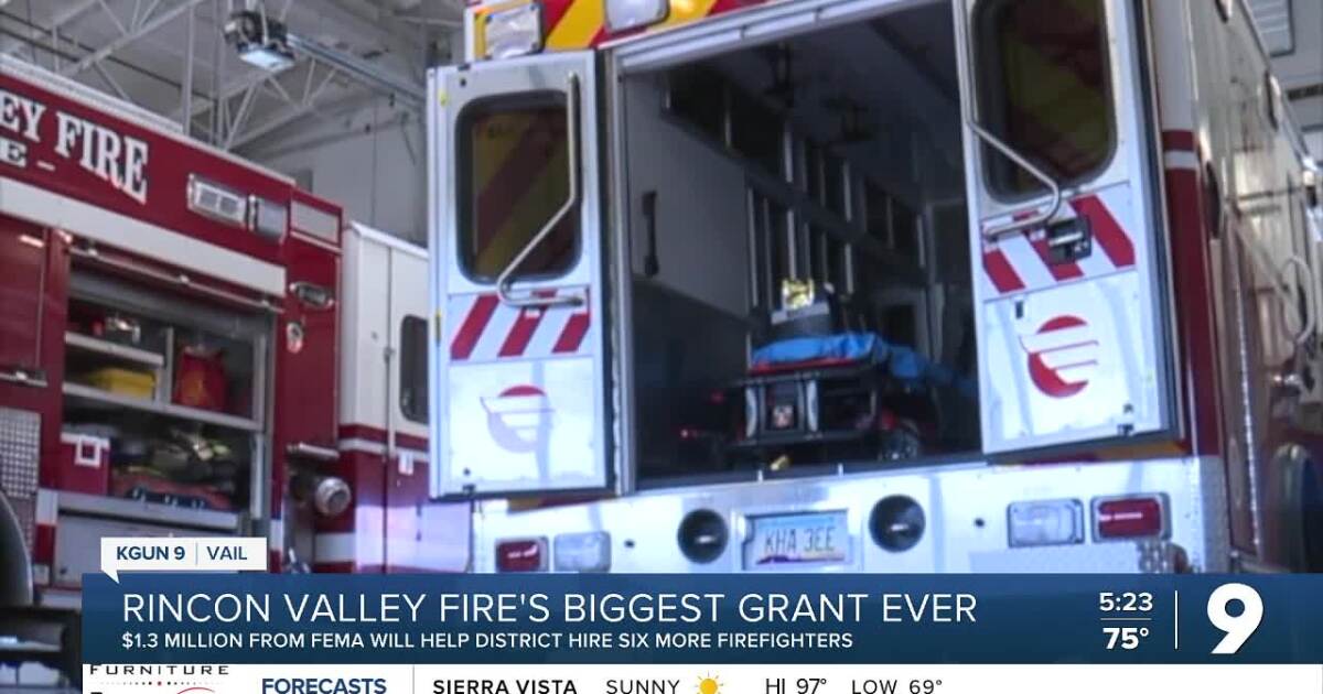 Rincon Valley Fire’s biggest-ever grant will help hire six new firefighters [Video]