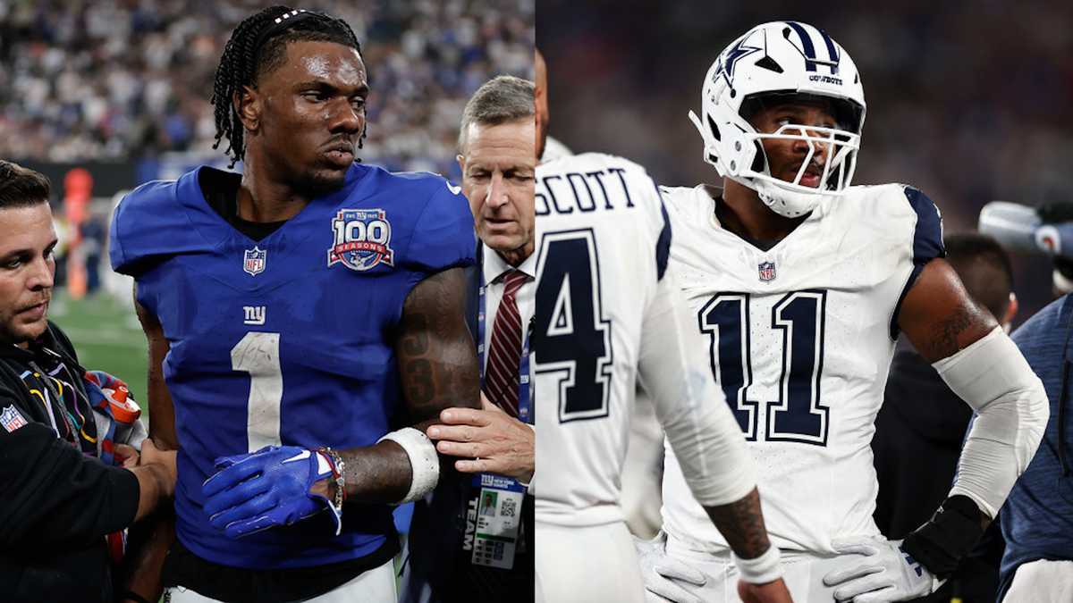 Giants’ Malik Nabers, Cowboys’ Micah Parsons injured in Thursday night game [Video]