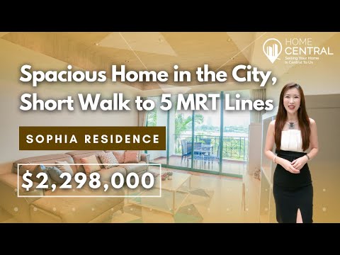 Sophia Residence: Condo Home Tour | Spacious & Short Walk to 5 MRT Lines [Video]