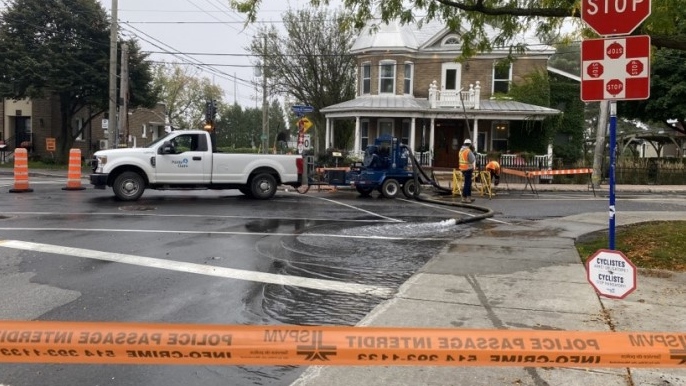 Major water main break in Pointe-Claire causes temporary water disruption [Video]