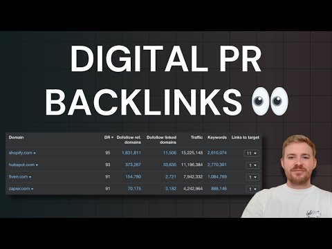 How To Build Backlinks With Digital PR (The First Strategies To Try!) [Video]