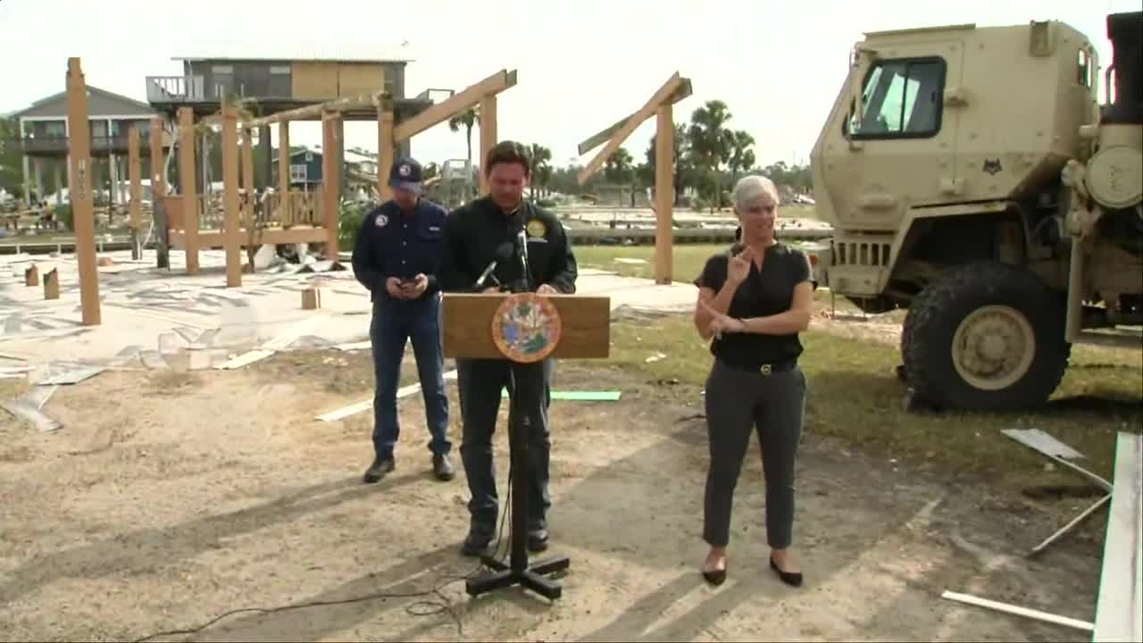 Governor DeSantis held press conference in Delke Beach [Video]