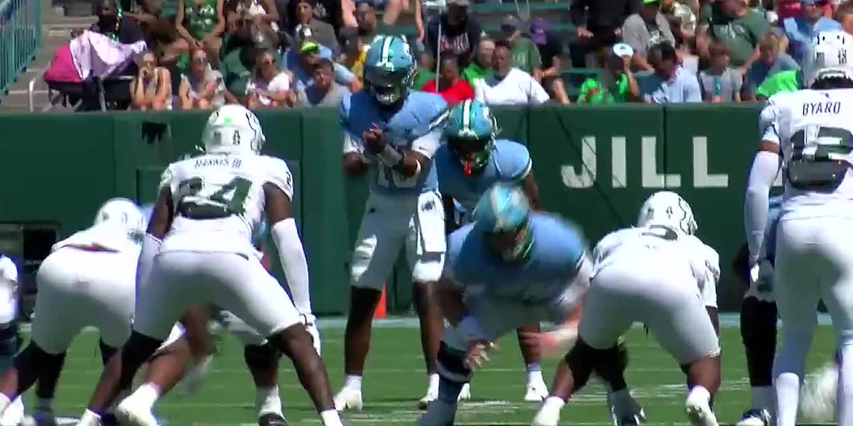 Tulane dominates USF, 45-10 [Video]