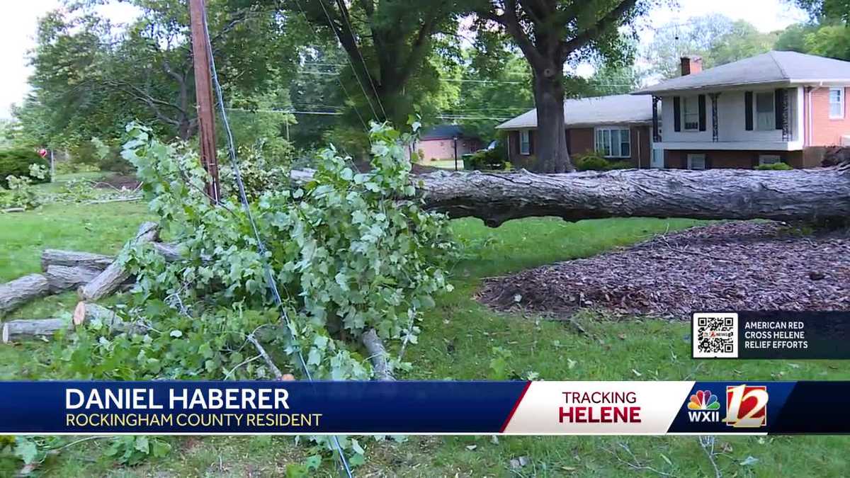 Helene’s high winds cause damage in Rockingham Co. [Video]