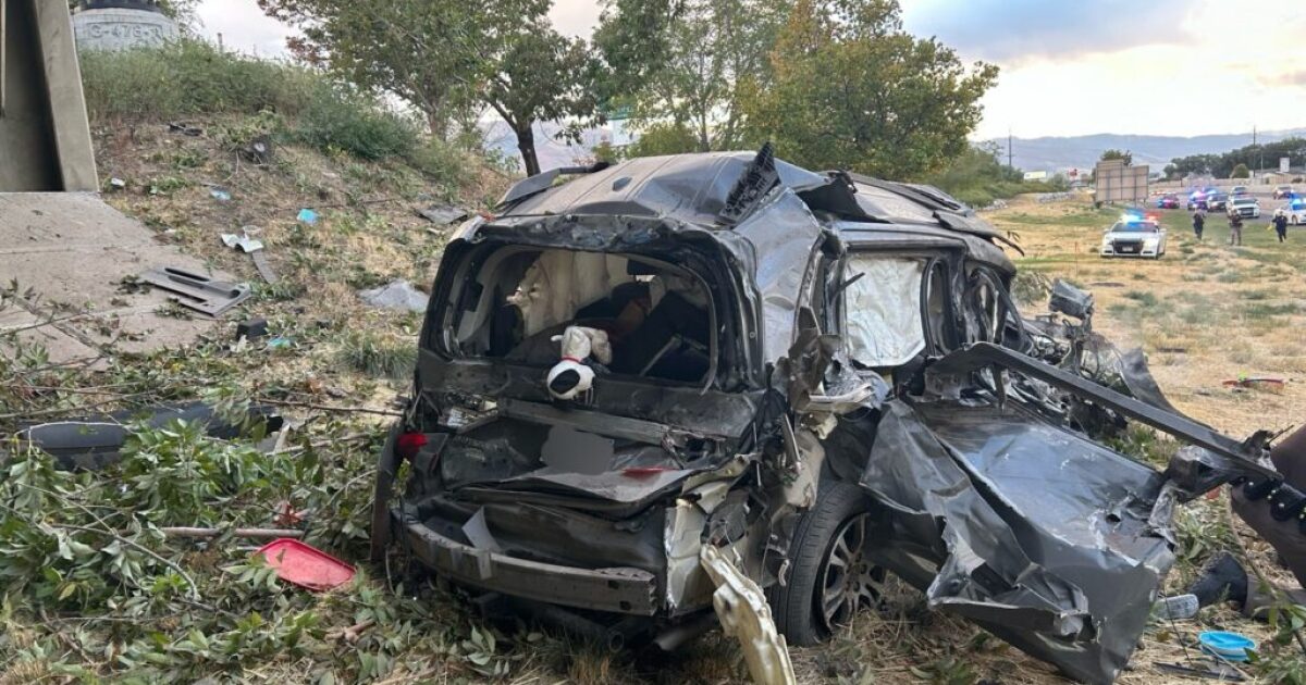 Woman dead, child injured after police chase ends in crash near Layton [Video]