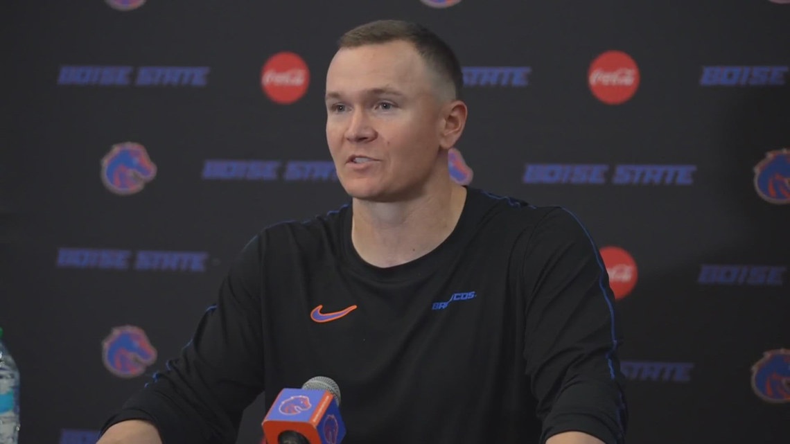 No. 25 Boise State vs. Washington State post-game press conference [Video]