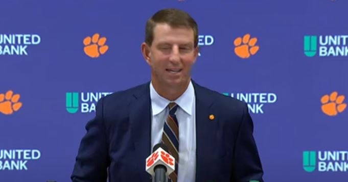 WATCH: Dabo Swinney postgame reacts to win over Stanford [Video]