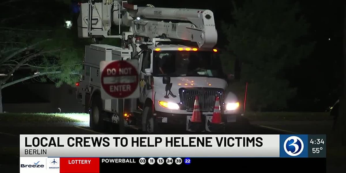 Eversource crews assist in recovery from Hurricane Helene [Video]