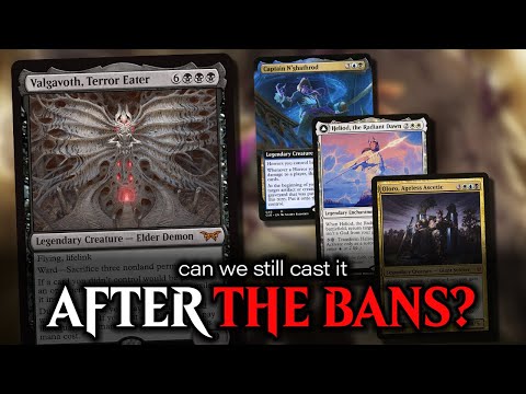 eedi-H – Valgavoth Terror Eater vs Captain N’ghathrod vs Heliod vs Oloro | MTG Duskmourn Commander Gameplay [Video]