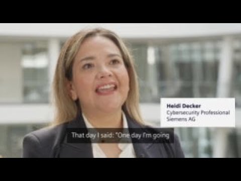 Female talents and leaders in #Cybersecurity at #Siemens: Heidi Decker [Video]