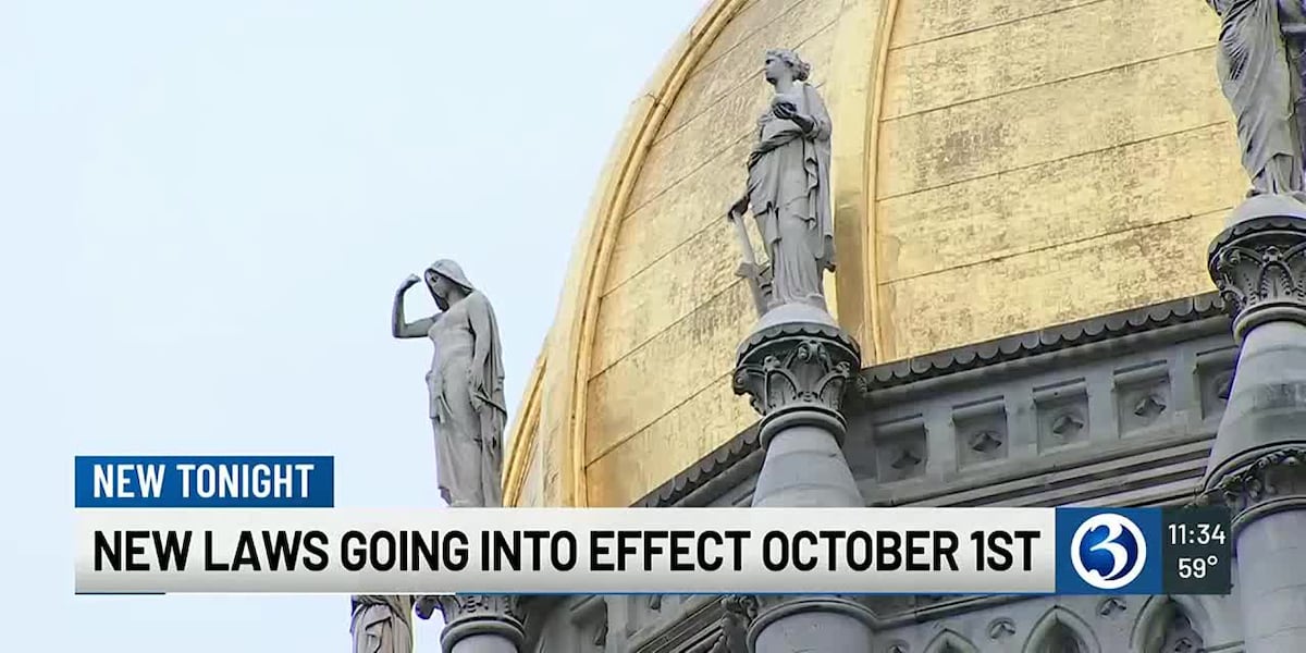 New CT laws go into effect on October 1st [Video]