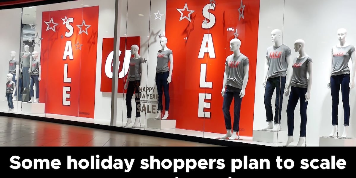 Some holiday shoppers plan to scale back spending this year [Video]