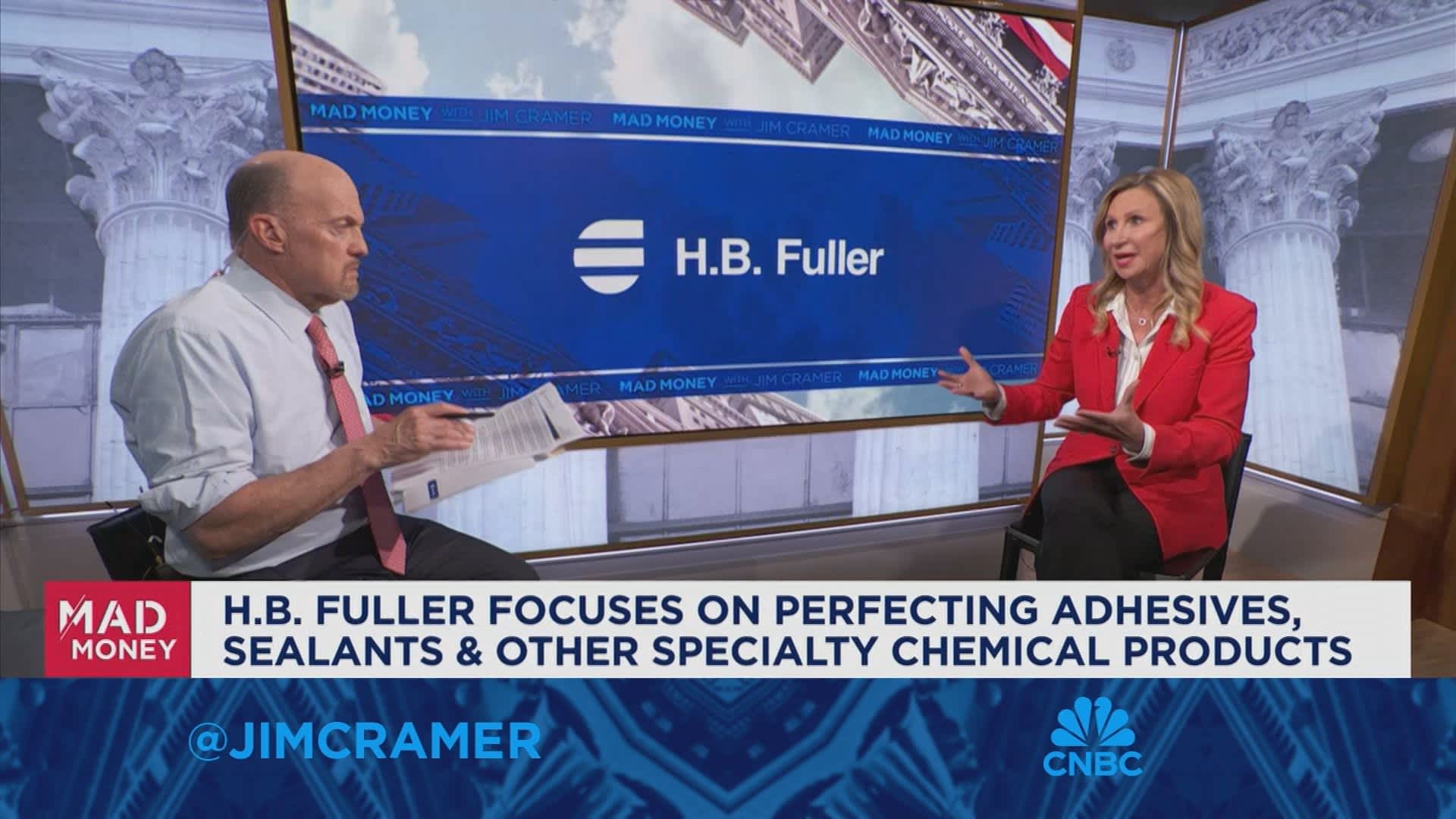 H.B. Fuller CEO Celeste Mastin sits down with Jim Cramer [Video]