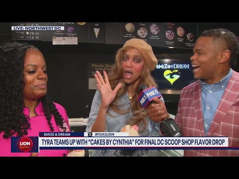 Tyra Banks dropping new ice cream flavor at DC shop [Video]