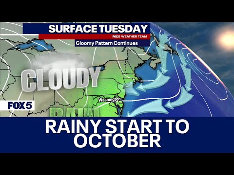 Rainy start to October in DC region [Video]