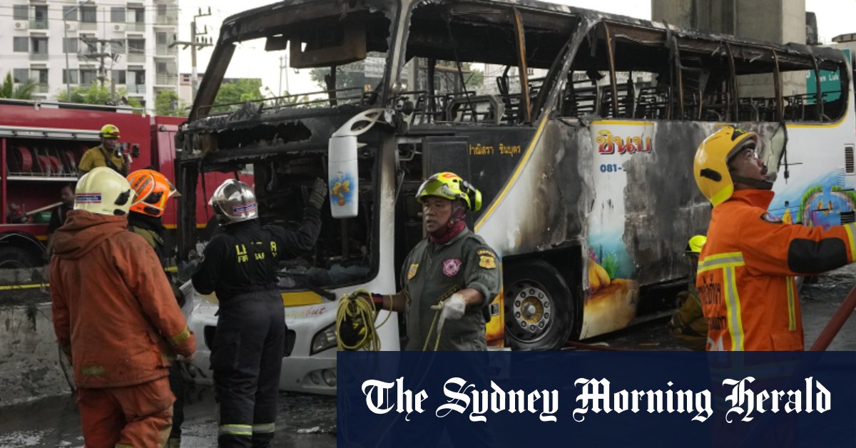 School bus fire in Thailand kills at least 23 [Video]