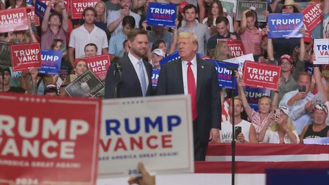 Group adds inducing panic to criminal charges sought against Donald Trump, JD Vance [Video]