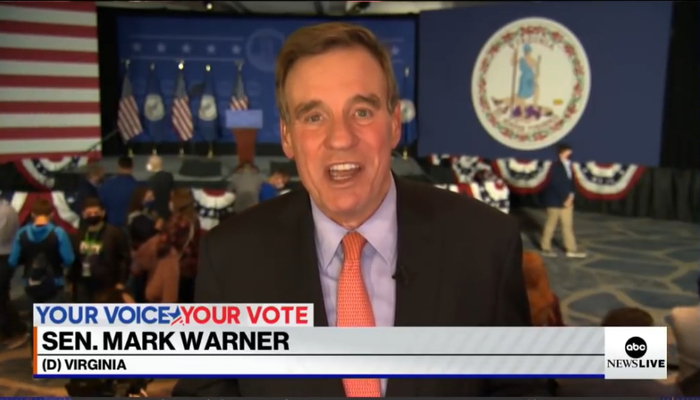 Sen. Warner Urges Biden Govt to Collude with Big Tech Before Election [Video]