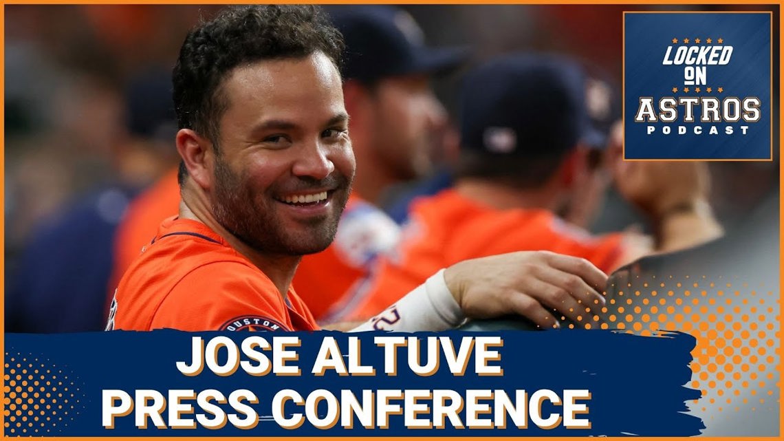 jose altuve press conference 2024 Wild Card Series [Video]