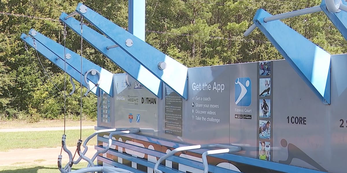 Grant brings new fitness feature to Dothans James Oates Park [Video]